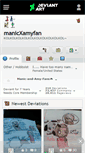 Mobile Screenshot of manicxamyfan.deviantart.com