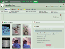 Tablet Screenshot of manicxamyfan.deviantart.com