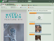 Tablet Screenshot of devpremium.deviantart.com
