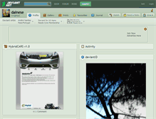 Tablet Screenshot of dainese.deviantart.com