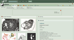 Desktop Screenshot of onihorns.deviantart.com