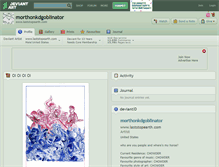 Tablet Screenshot of morthonkdgoblinator.deviantart.com