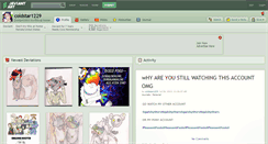 Desktop Screenshot of coldstar1229.deviantart.com