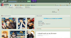 Desktop Screenshot of lycorine.deviantart.com
