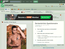Tablet Screenshot of emeryaxiom.deviantart.com