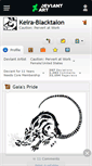Mobile Screenshot of keira-blacktalon.deviantart.com