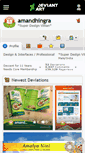 Mobile Screenshot of amandhingra.deviantart.com