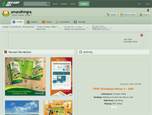 Tablet Screenshot of amandhingra.deviantart.com