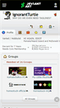 Mobile Screenshot of ignorantturtle.deviantart.com