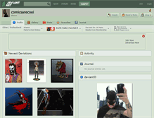 Tablet Screenshot of comicsarecool.deviantart.com