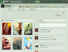 Tablet Screenshot of lenanxxi.deviantart.com