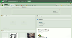 Desktop Screenshot of hugsplz.deviantart.com