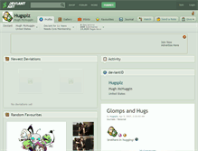 Tablet Screenshot of hugsplz.deviantart.com