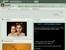 Tablet Screenshot of hamrani.deviantart.com