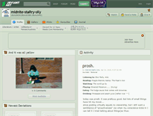 Tablet Screenshot of midnite-starry-sky.deviantart.com