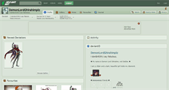 Desktop Screenshot of demonlordghirahimplz.deviantart.com