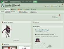 Tablet Screenshot of demonlordghirahimplz.deviantart.com