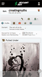 Mobile Screenshot of creatingmyths.deviantart.com