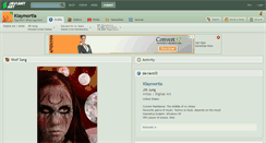 Desktop Screenshot of klaymortia.deviantart.com