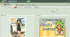 Desktop Screenshot of mack-chan.deviantart.com