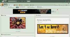 Desktop Screenshot of bcn76.deviantart.com