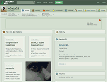 Tablet Screenshot of kr3ator26.deviantart.com