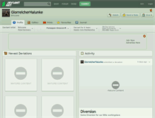 Tablet Screenshot of glorreicherhalunke.deviantart.com