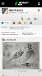 Mobile Screenshot of machi-love.deviantart.com