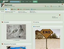 Tablet Screenshot of machi-love.deviantart.com