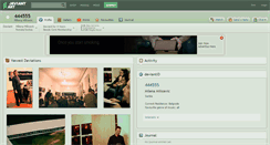 Desktop Screenshot of 444555.deviantart.com