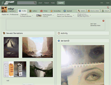 Tablet Screenshot of mhyr.deviantart.com