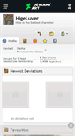 Mobile Screenshot of higeluver.deviantart.com