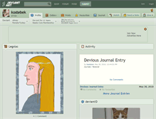 Tablet Screenshot of kostebek.deviantart.com