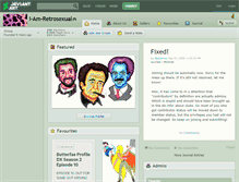Tablet Screenshot of i-am-retrosexual.deviantart.com