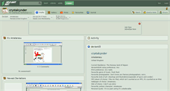 Desktop Screenshot of crystalcynder.deviantart.com