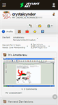 Mobile Screenshot of crystalcynder.deviantart.com