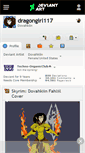 Mobile Screenshot of dragongirl117.deviantart.com