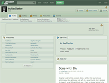 Tablet Screenshot of incitedjester.deviantart.com