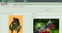 Desktop Screenshot of cybopath.deviantart.com