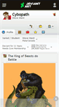 Mobile Screenshot of cybopath.deviantart.com