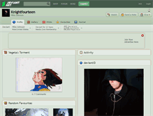 Tablet Screenshot of knightfourteen.deviantart.com