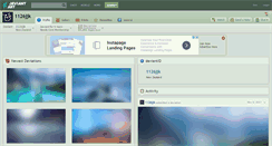Desktop Screenshot of 1126jjk.deviantart.com