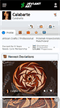 Mobile Screenshot of calabarte.deviantart.com