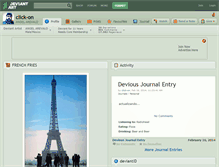Tablet Screenshot of click-on.deviantart.com