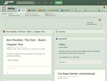 Tablet Screenshot of molloy.deviantart.com