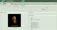Desktop Screenshot of cavin.deviantart.com