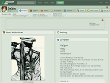 Tablet Screenshot of daqiao.deviantart.com