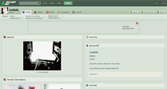 Desktop Screenshot of nudada.deviantart.com