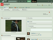 Tablet Screenshot of monkeyhill.deviantart.com