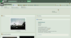 Desktop Screenshot of hateembracer.deviantart.com